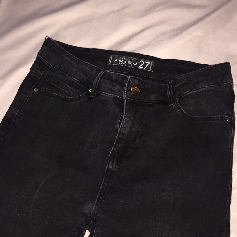 Amisu - Black Skinny Jeans